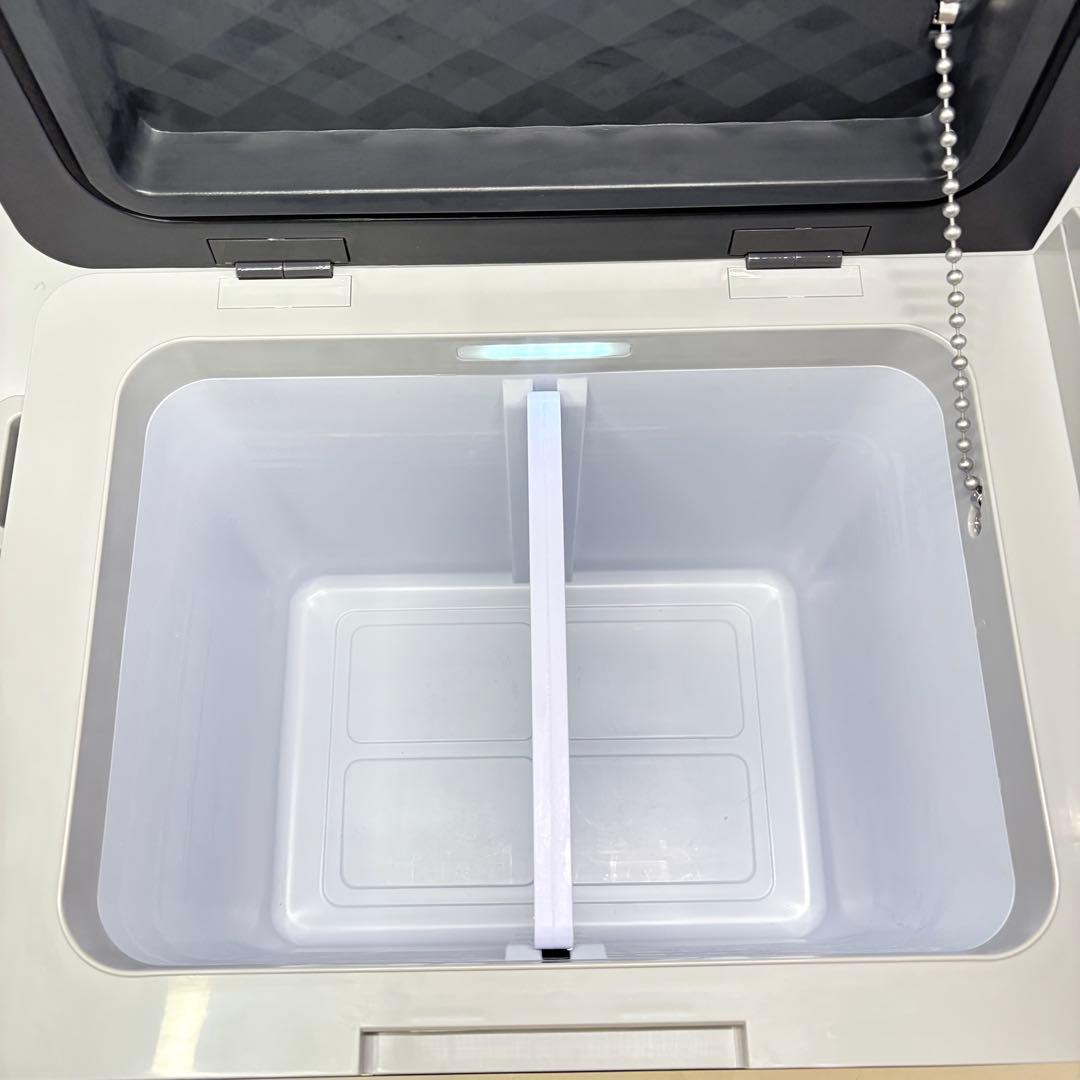 【動作良好・別売バッテリー付】SUNPIE コードレス車載冷蔵冷凍庫 30L