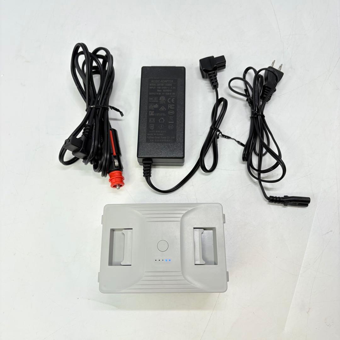 【動作良好・別売バッテリー付】SUNPIE コードレス車載冷蔵冷凍庫 30L