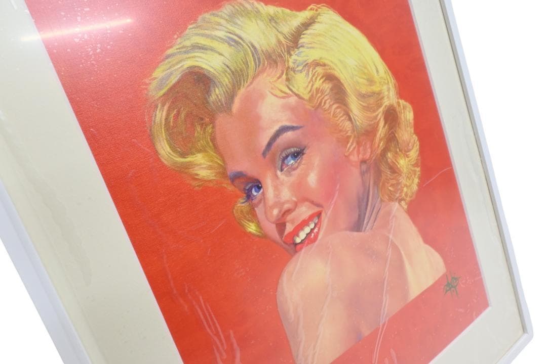 トイズマッコイ 額装 複製アート 岡本博 描きおろし 直筆サイン