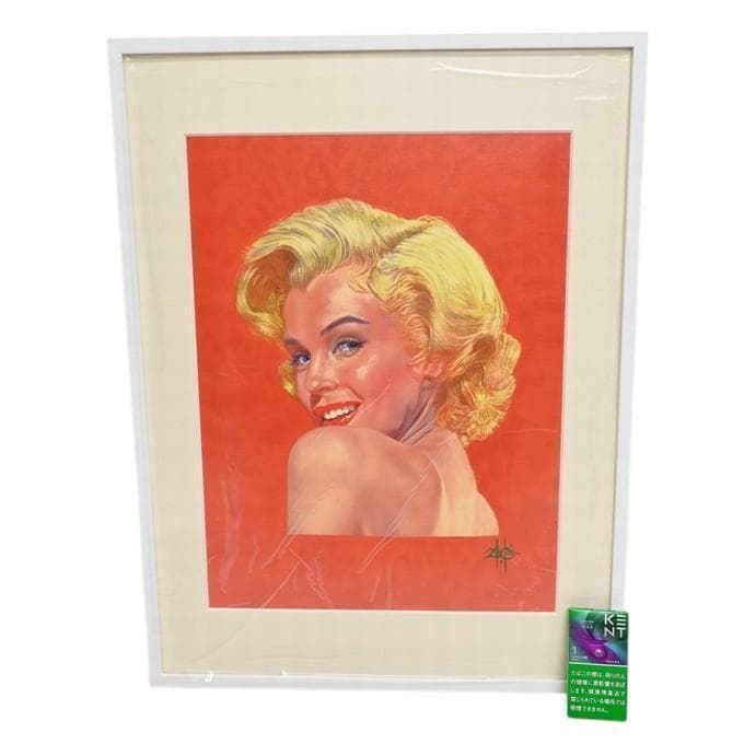 トイズマッコイ 額装 複製アート 岡本博 描きおろし 直筆サイン