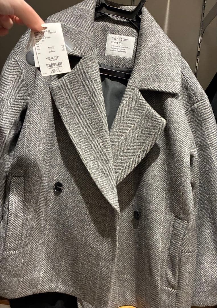 【低身長caho146cmさんプロデュース】シャギージャコット【BAYFLOW】