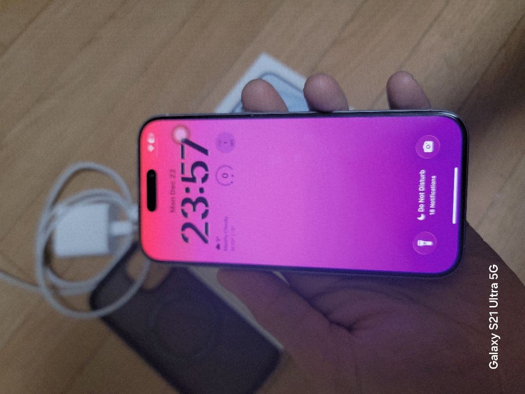 Apple iPhone 15ブルー箱充電器　カバーセットケース