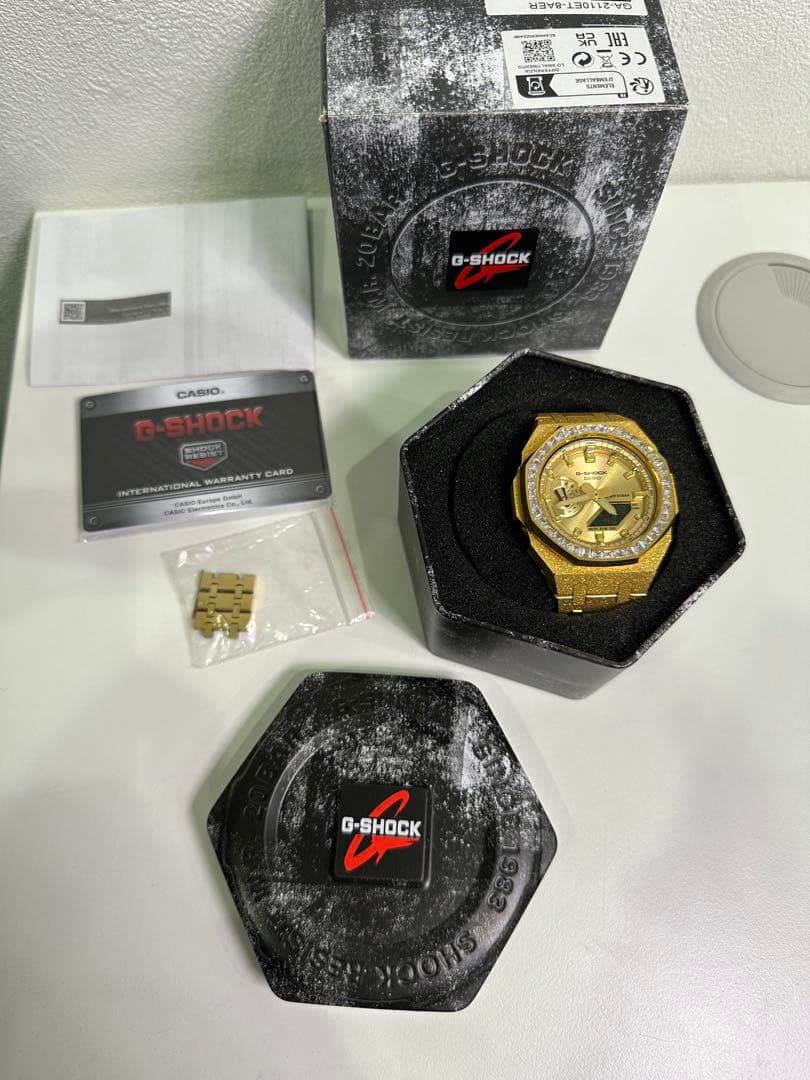 美品CASIO G-SHOCK GA-2100GB-1A カスタム