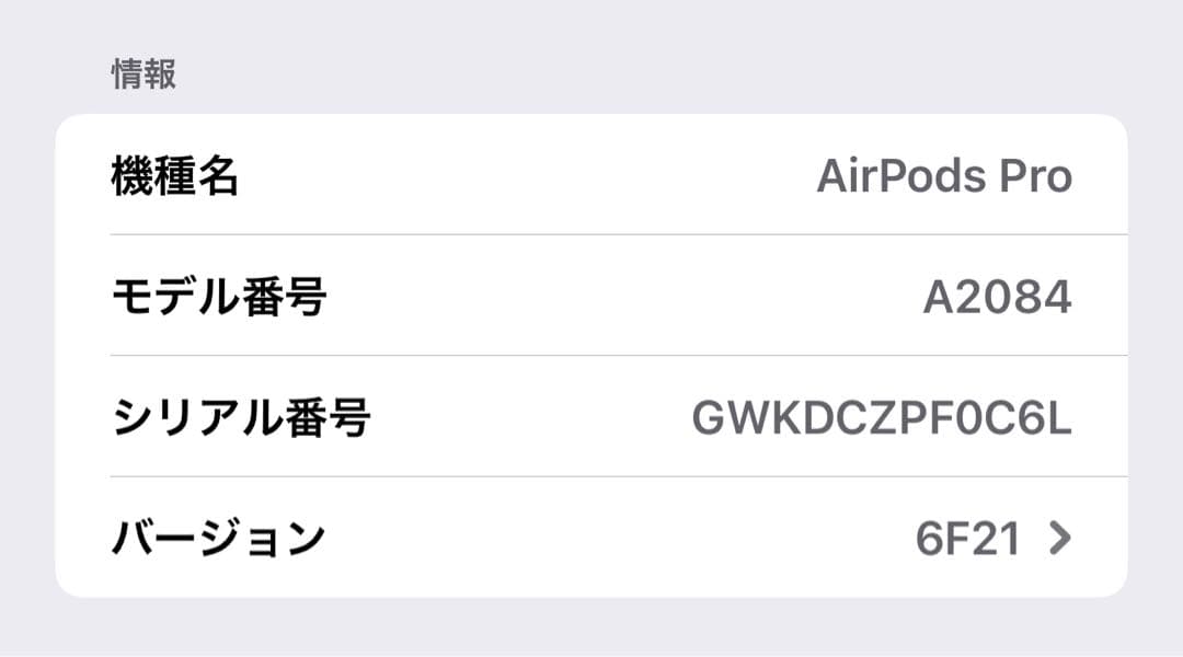 AirPods Pro 本体　カバー・イヤーチップ付き