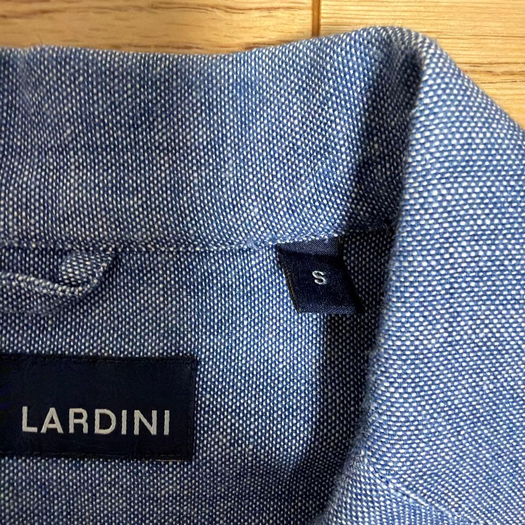 LARDINI ラルディーニ AMA シャツジャケット　シャンブレー　サイズS