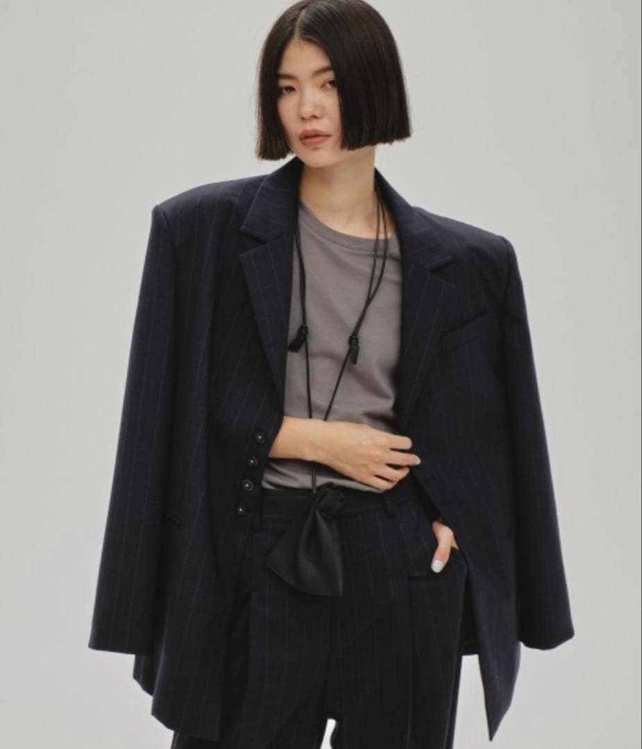 ジャケット・アウター TODAYFUL Stripe OverJacket/TuckTrousers