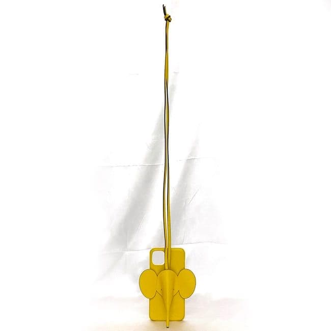 ロエベ iPhone 11 PRO MAX ケース イエロー f-21207