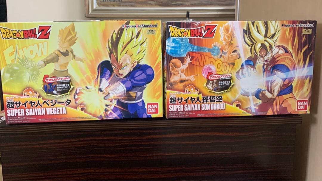 ドラゴンボールZ フィギュアライズスタンダード 超サイヤ人ベジータ&孫悟空