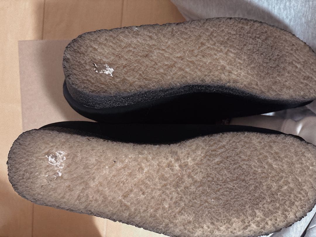 hr様　Clarks Wallabee 黒 モカシン