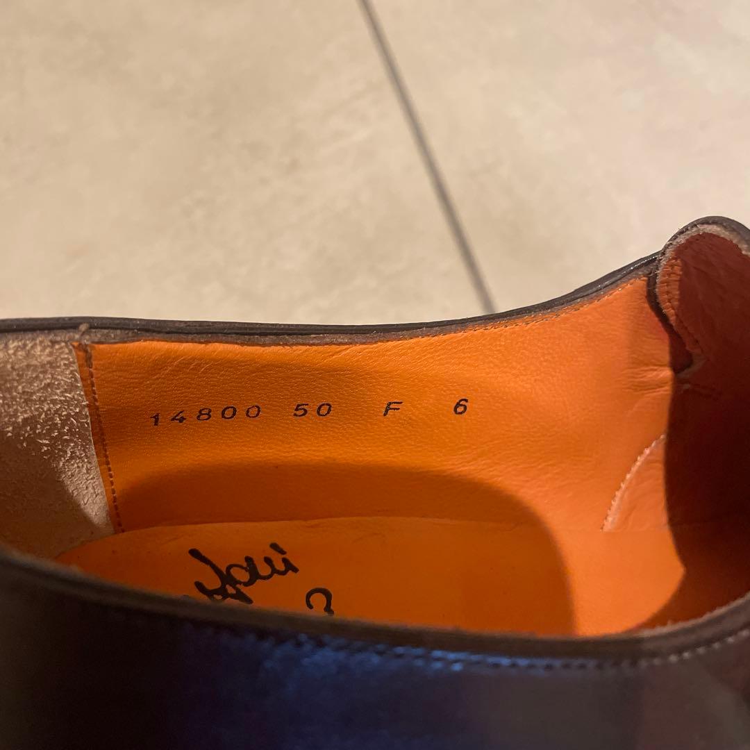 Ando　Santoni サントーニ カーフ×クロコダイル ダークブラウン