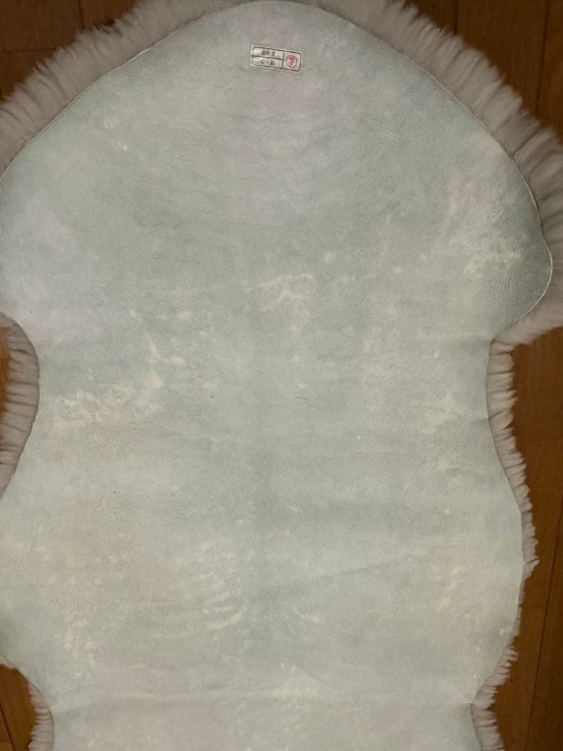 【勝子】NICHIRO ニチロ　ムートンラグ　グレー