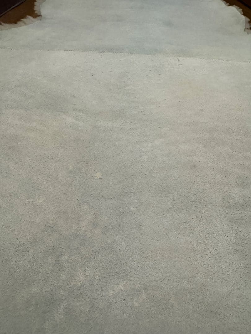 【勝子】NICHIRO ニチロ　ムートンラグ　グレー