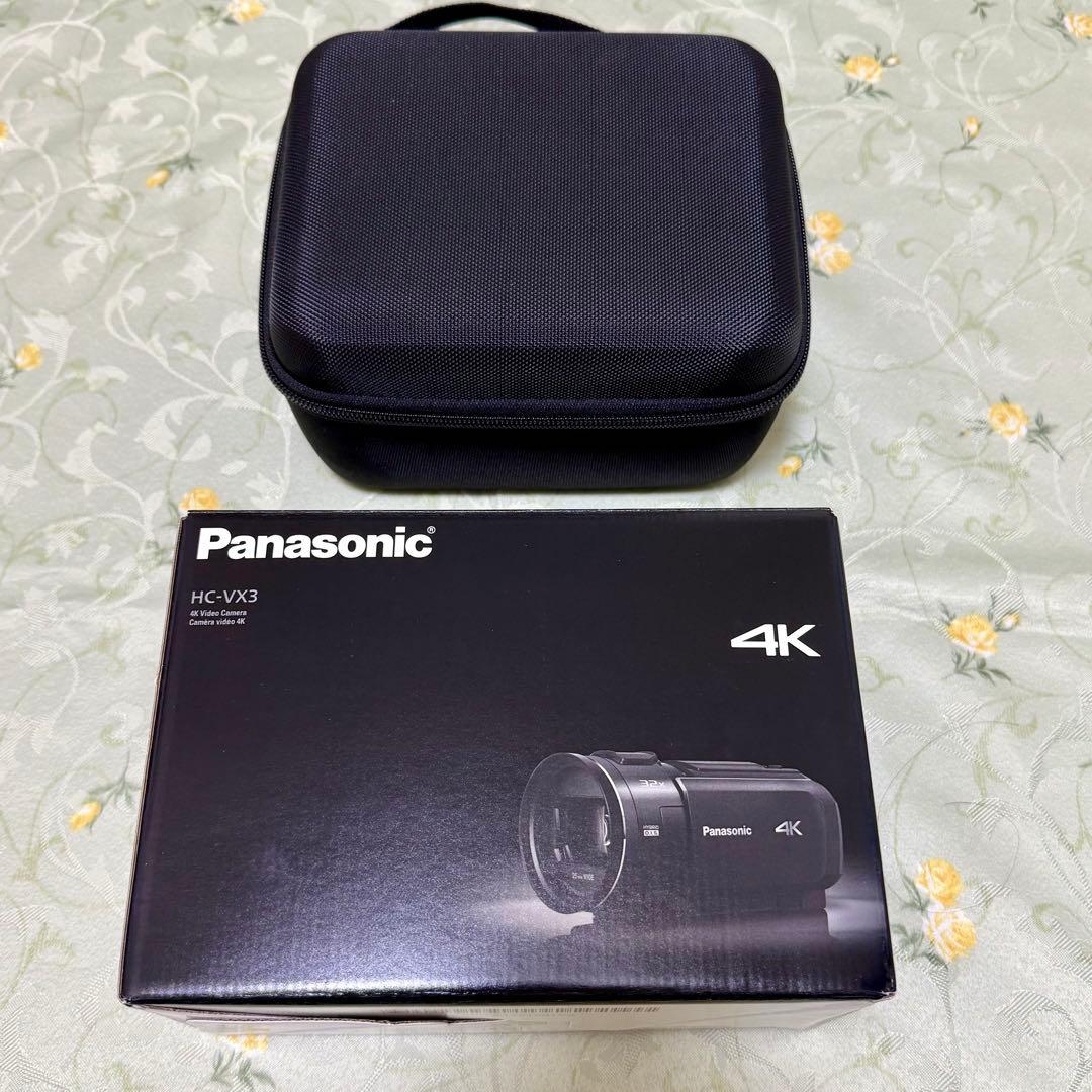 ほぼ新品 Panasonic HC-VX3（ホワイト）高品質アクセサリー一式