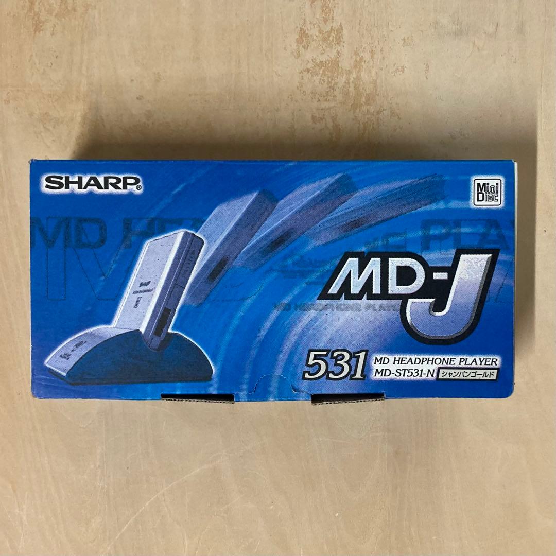 SHARP MD-J MDヘッドホンプレーヤー 　MD-ST531-N