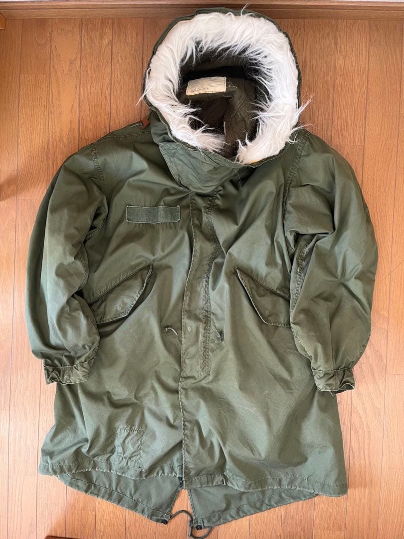 米軍実物 M-65 フィッシュテールパーカー フルセット SIZE:S USED