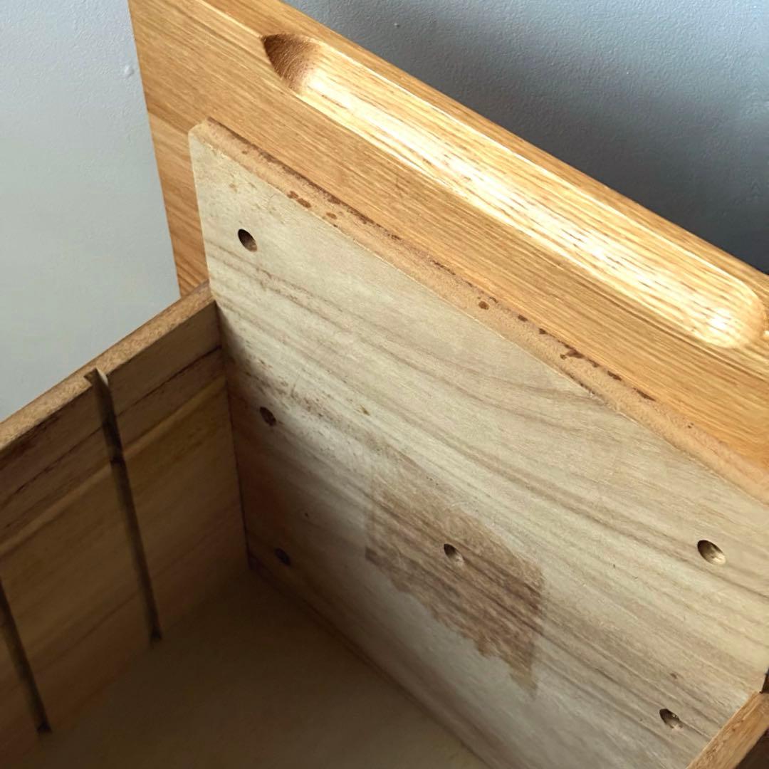 【廃盤】無印良品 木製デスクキャビネット オーク材