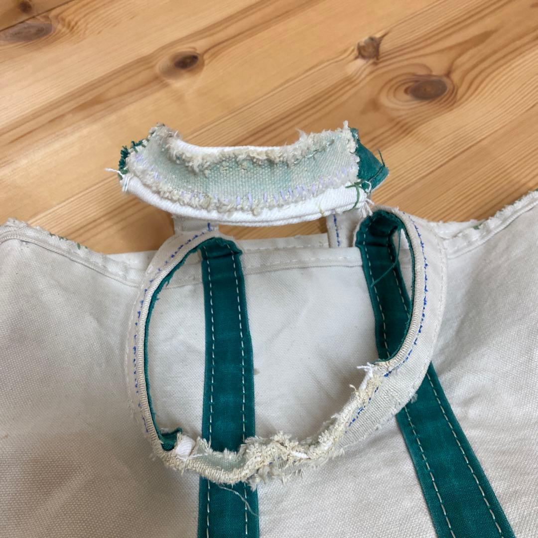 80s L.L.BEAN ビーントート 2色ギザタグ　グリーン