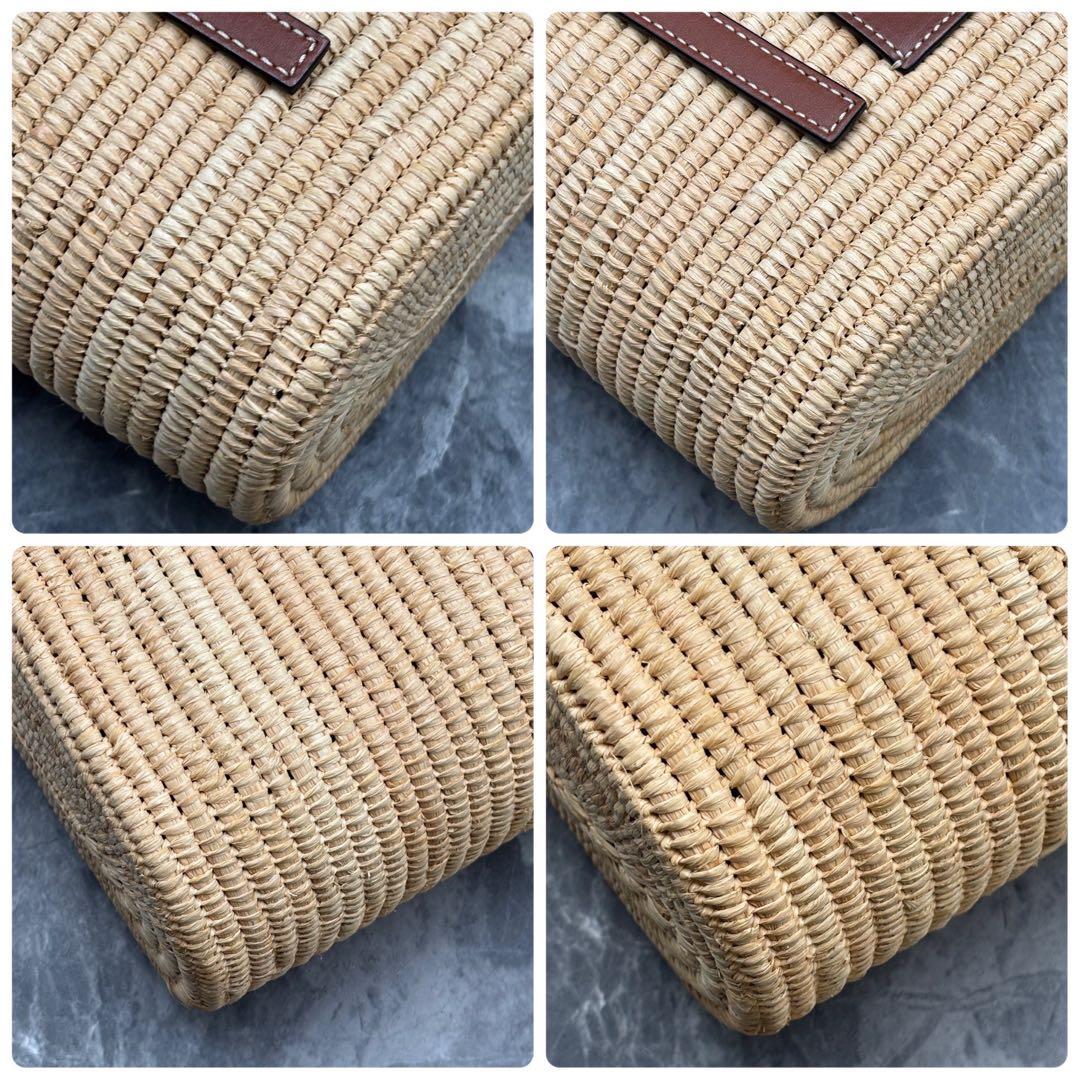 さくら ✨ロエベ　スクエア バスケットバッグ スモール