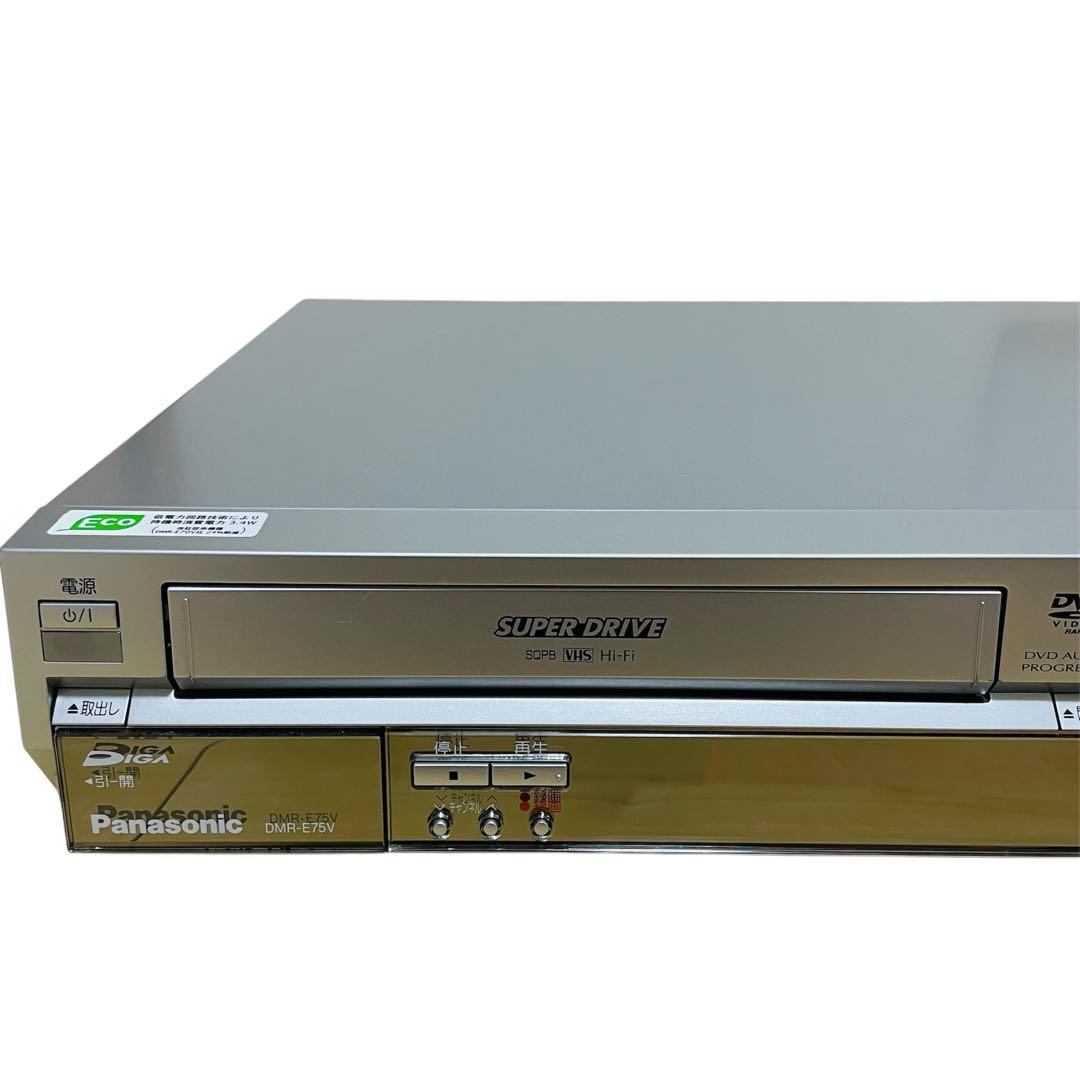 パナソニック DVDレコーダー VHS一体型 DMR-E75V