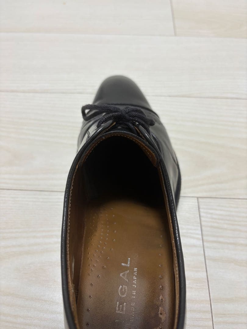 REGAL リーガル ストレートチップ 黒 革靴26.5cm普段靴28cm相当