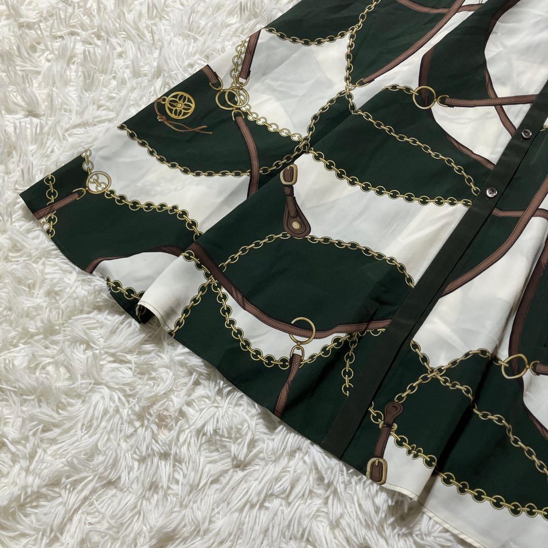 【R X】PINKY&DIANNE スカーフプリントワンピース 38