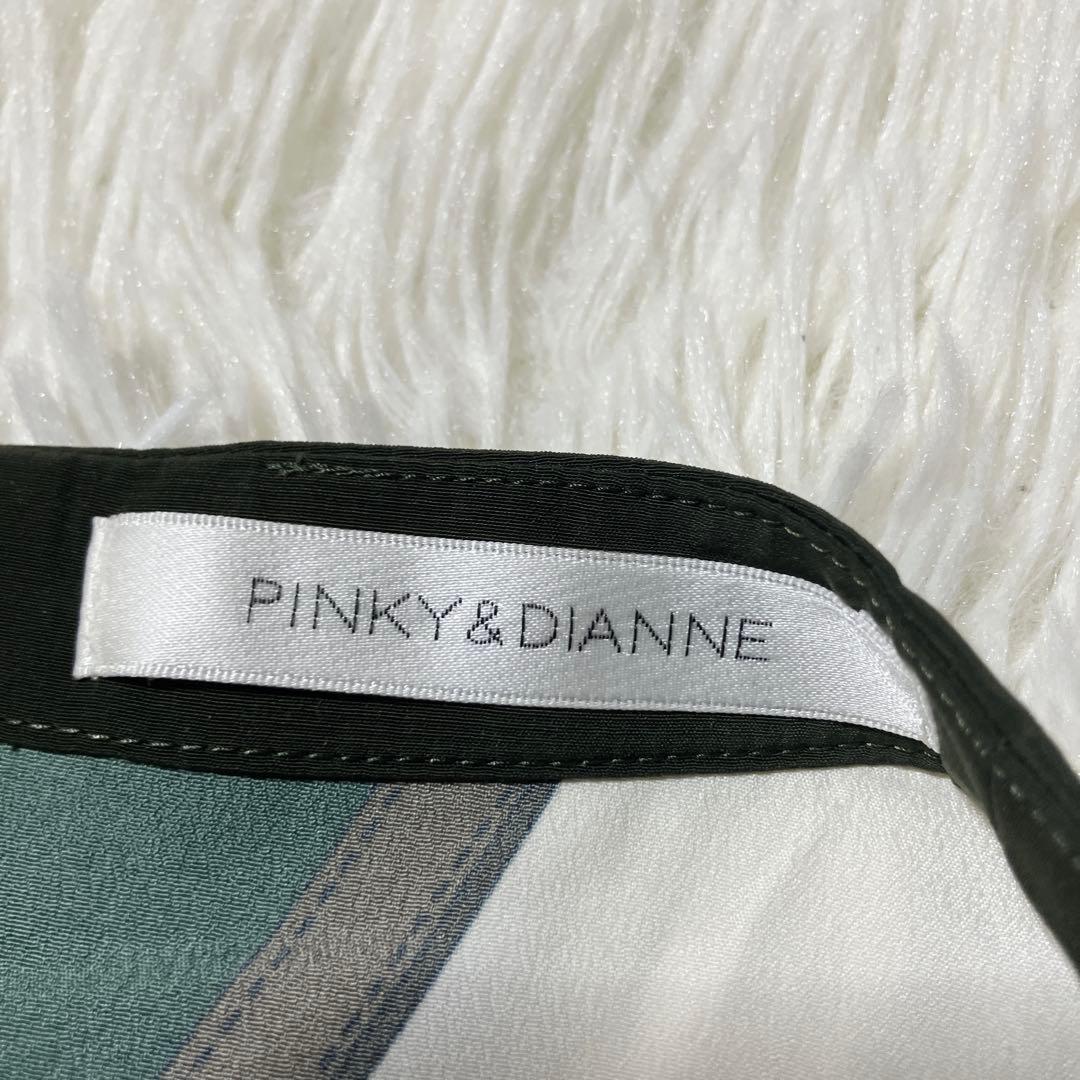 【R X】PINKY&DIANNE スカーフプリントワンピース 38