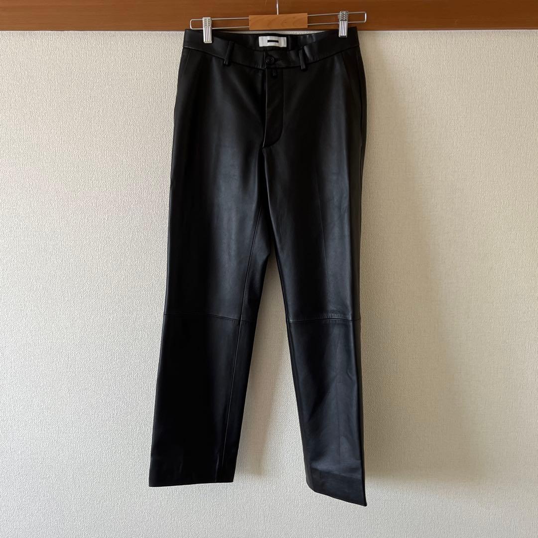 y*a様 定価14万　ほぼ新品　REVERBERATE 30 レザーパンツ　レシ