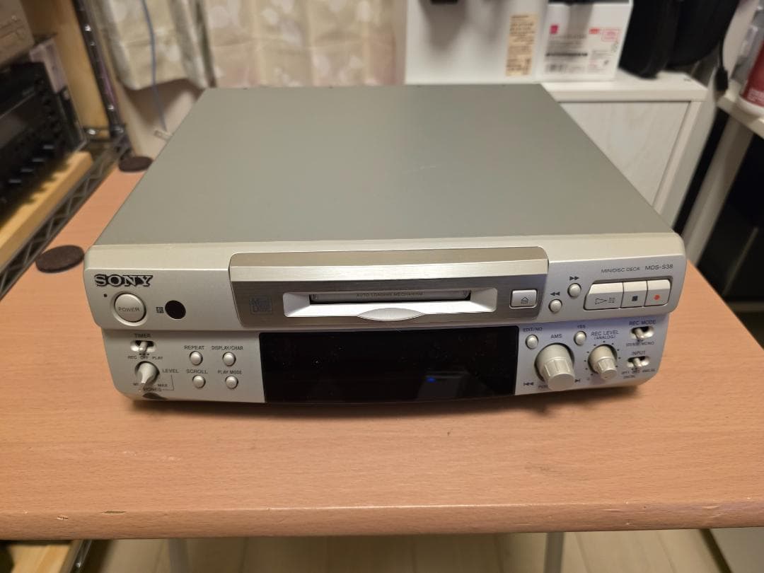 SONY MDS-S38 MDデッキ　MDプレイヤー/レコーダー完動品