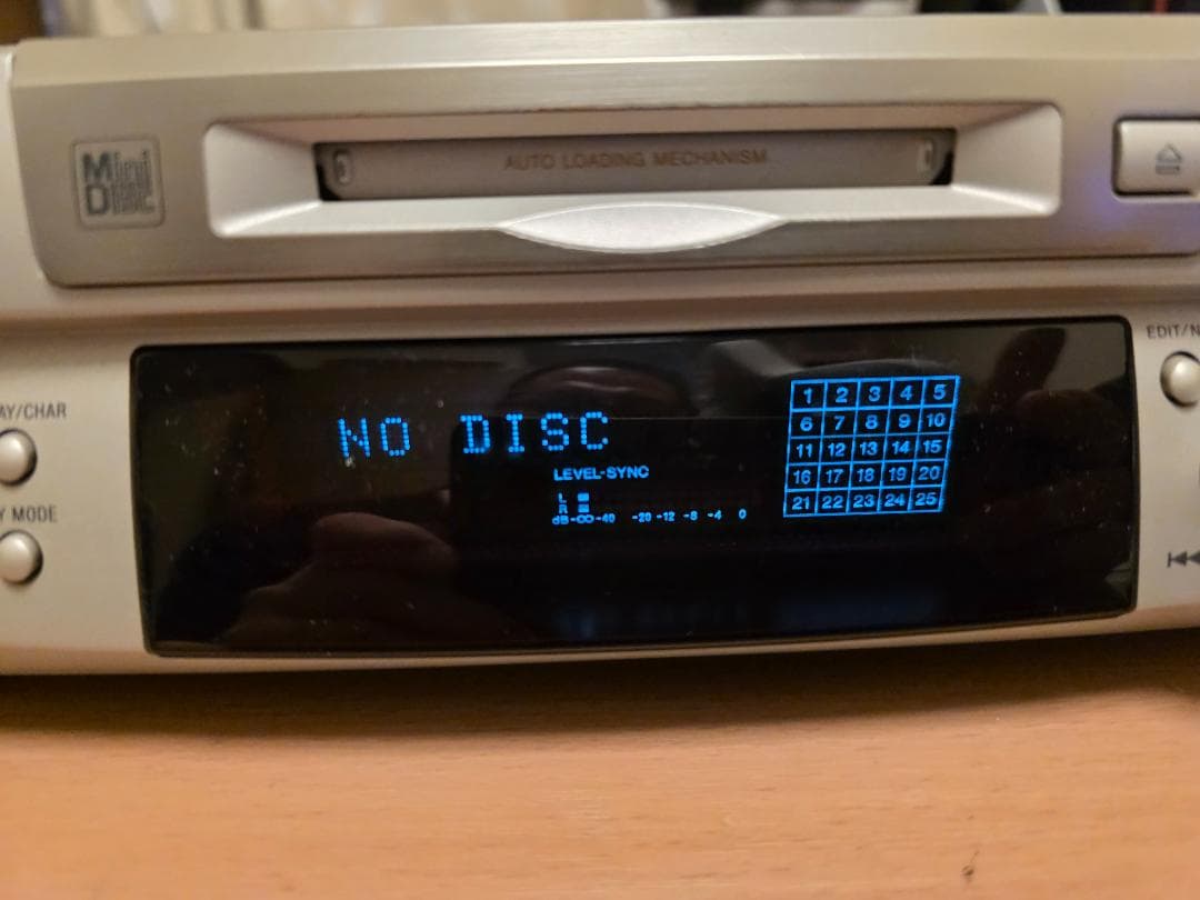 SONY MDS-S38 MDデッキ　MDプレイヤー/レコーダー完動品