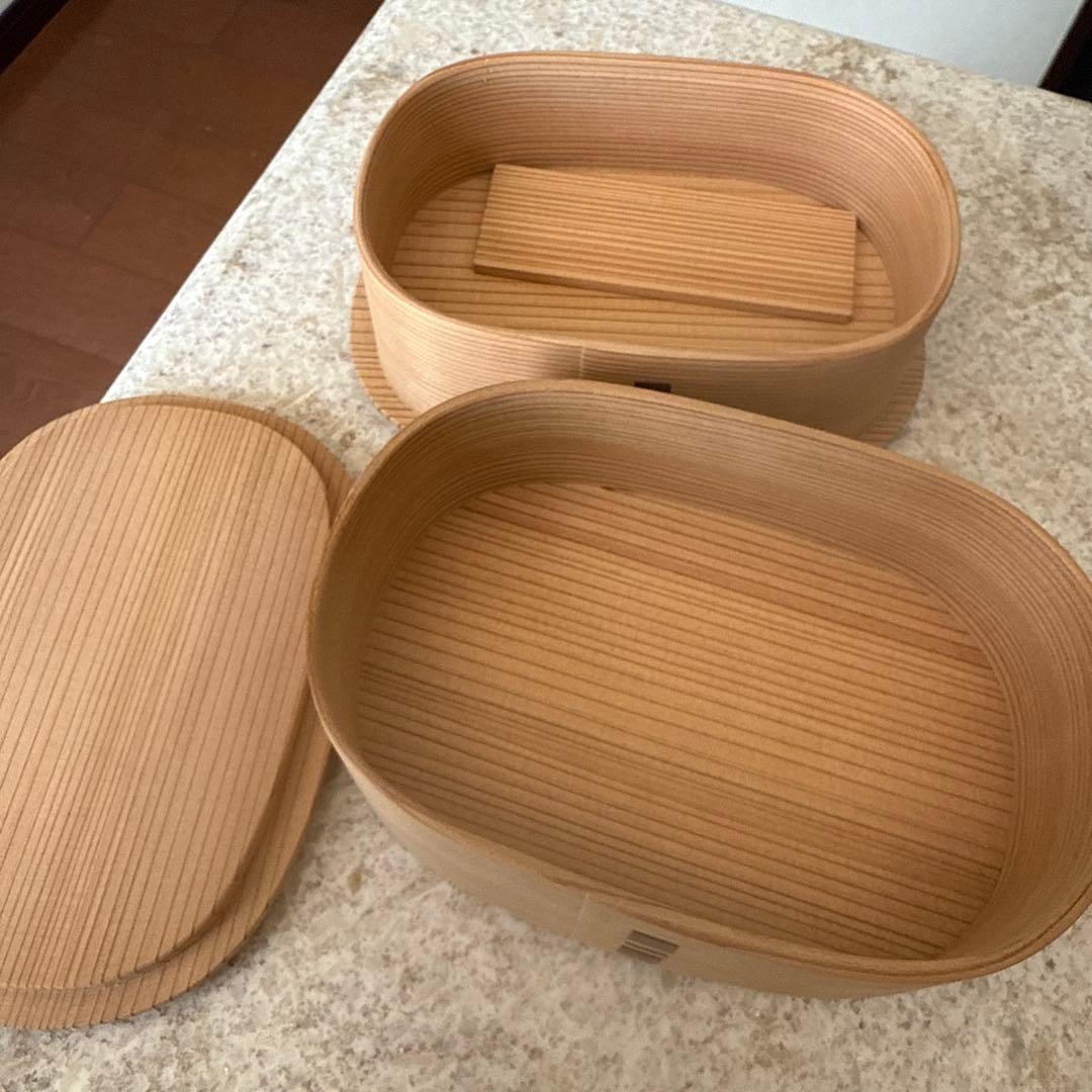 柴田慶信商店白木つくし弁当　新品未使用