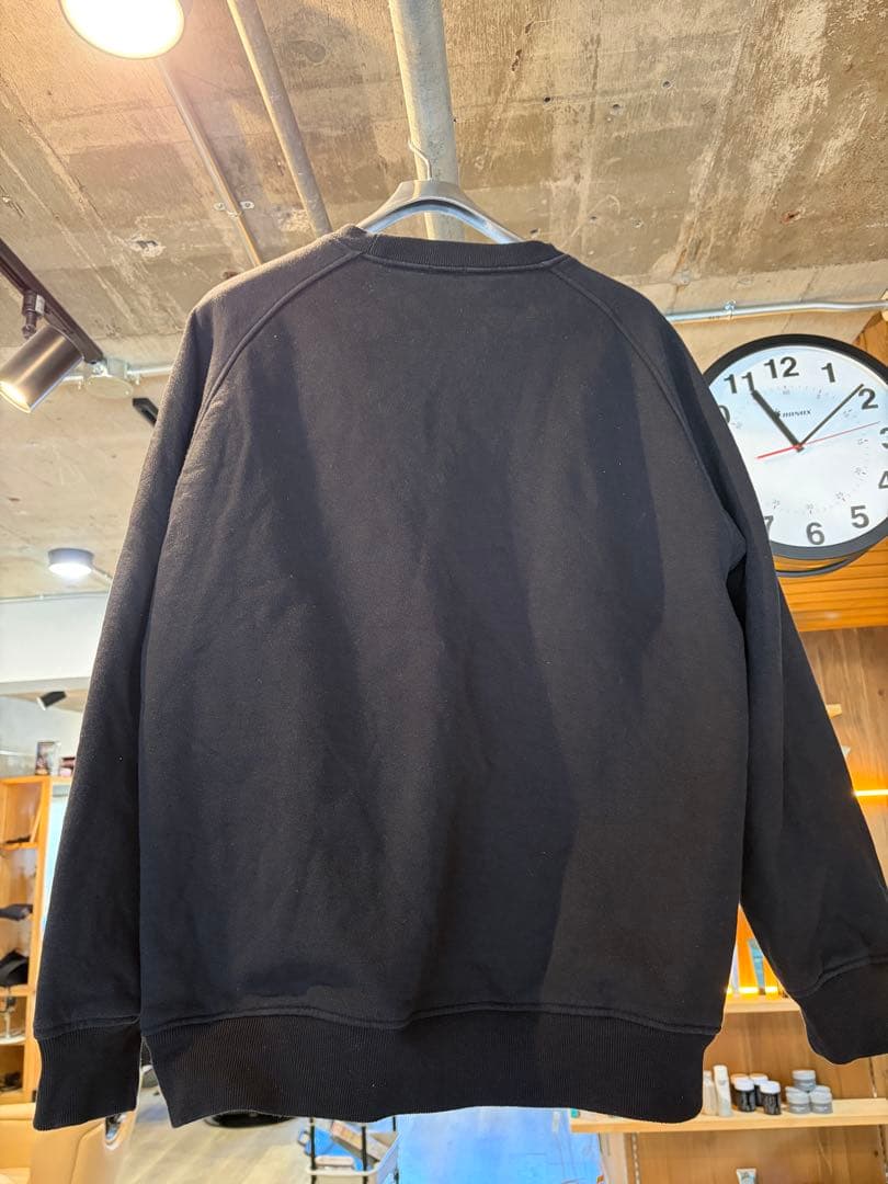 COMOLI ブラック スウェット トレーナー サイズ3