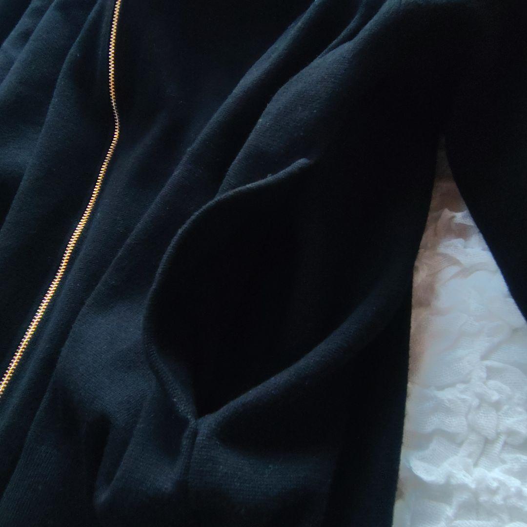 極美品　23区　46　ヴィスコースストレッチ ニットブルゾン　2023　洗える