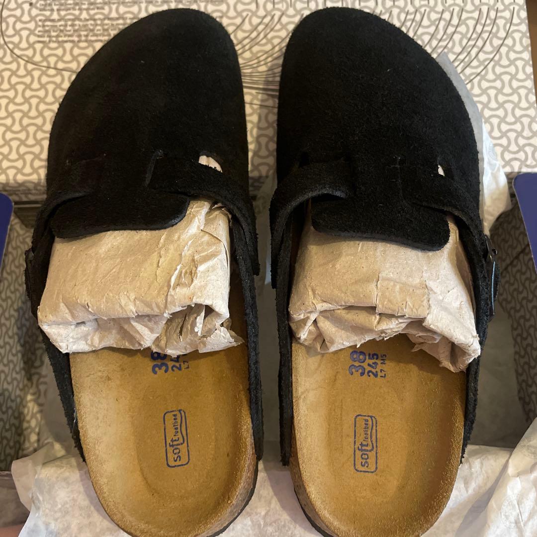 ビルケンシュトック 38 ボストン　スエード