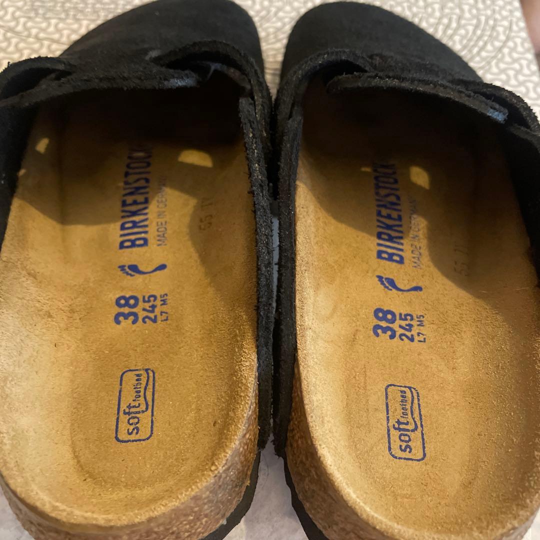 ビルケンシュトック 38 ボストン　スエード