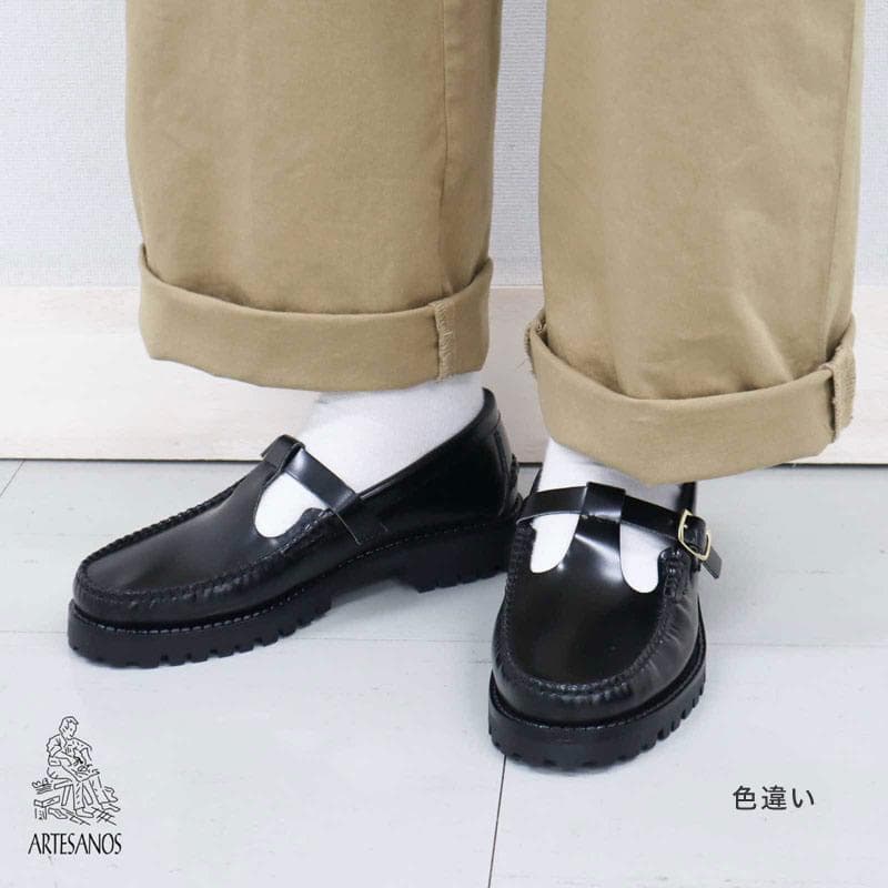 美品 アルテサノス 2,2万円 レザーのローファー 23cm ARTESANOS