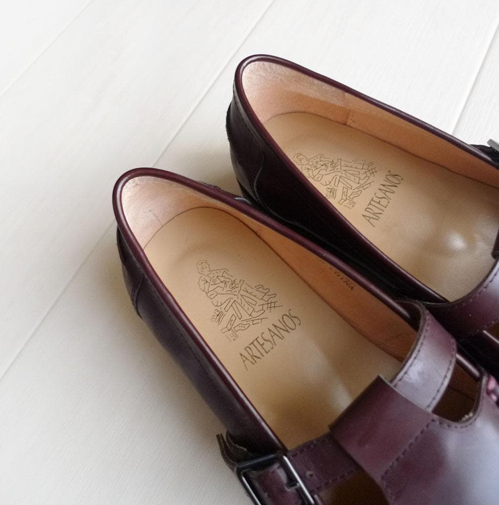 美品 アルテサノス 2,2万円 レザーのローファー 23cm ARTESANOS