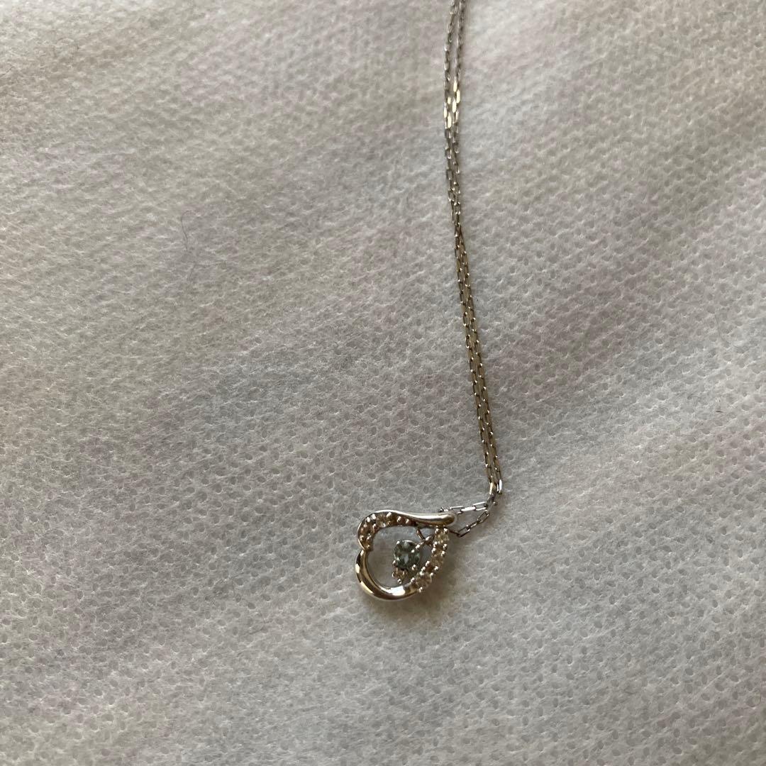 1度使用⭐︎4℃ 2017年スプリング限定 Kホワイトゴールド ネックレス