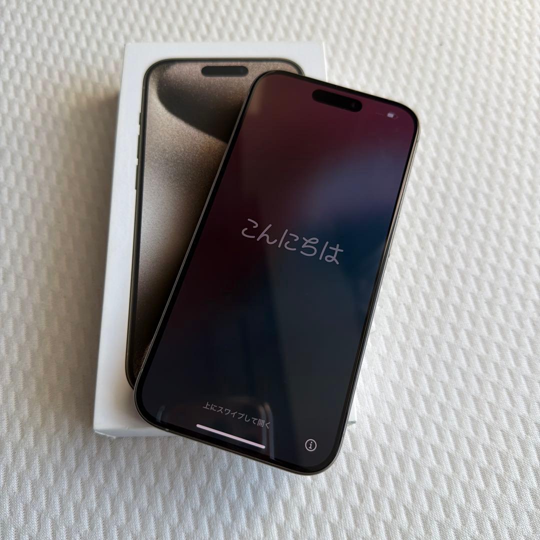 iPhone 15 Pro 256 GBシャッター音無し 海外版