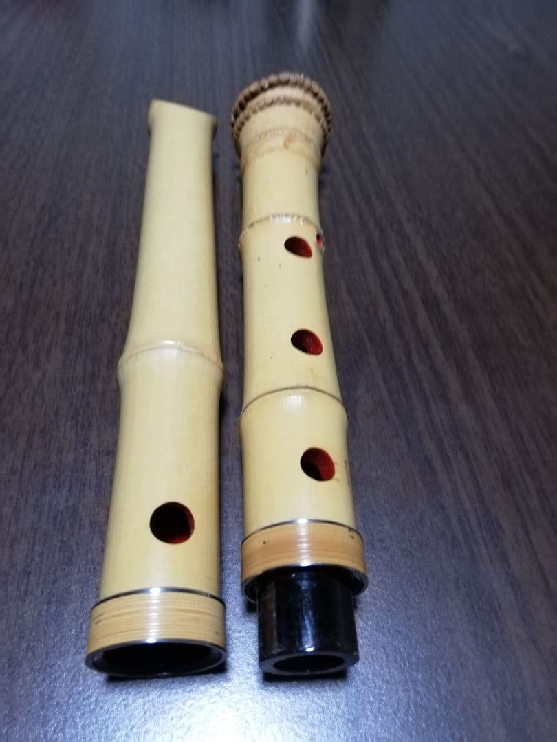 尺八　琴古流6穴　2印　1.6寸　約48.5㌢
