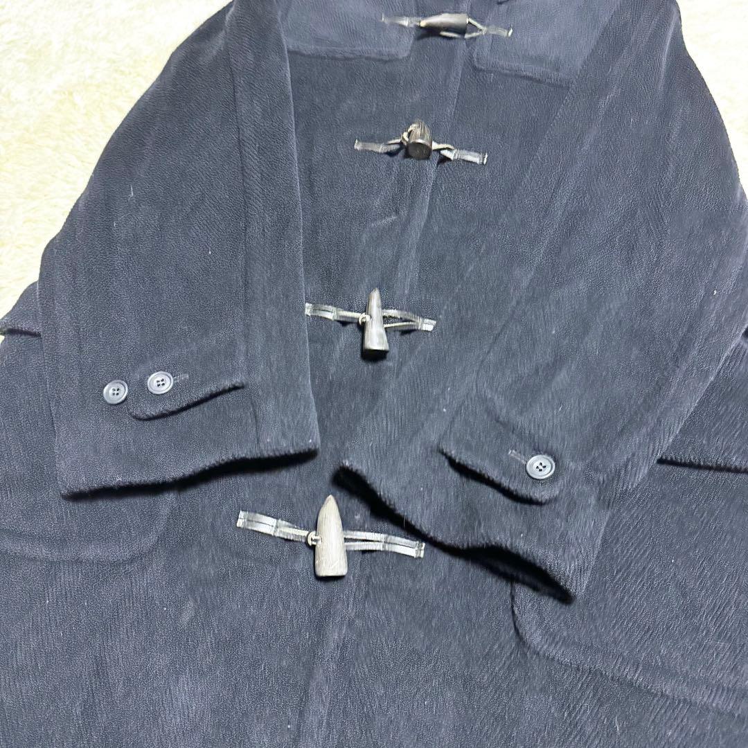 モンゴメリー　ロング　ダッフルコート　ヘリンボーン　ネイビー　イングランド製