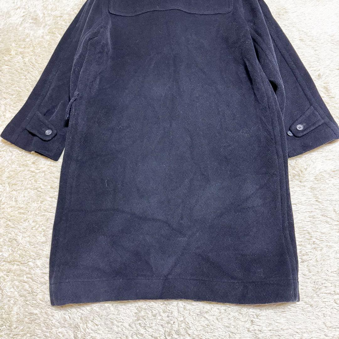 モンゴメリー　ロング　ダッフルコート　ヘリンボーン　ネイビー　イングランド製