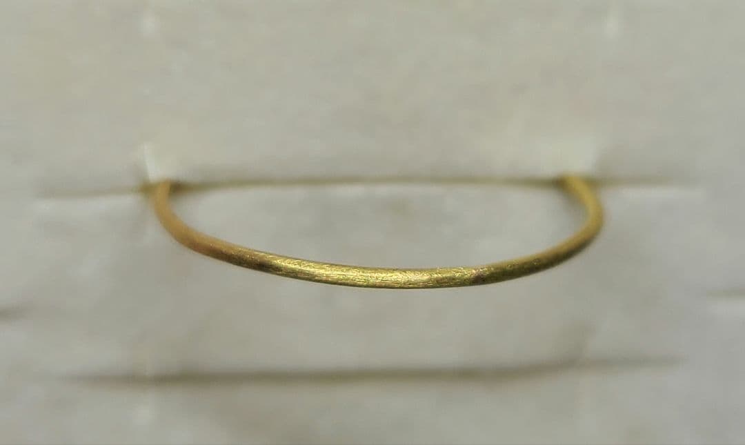 ニケ☆重ねづけにもお薦めです♪★18金プレーンリング★