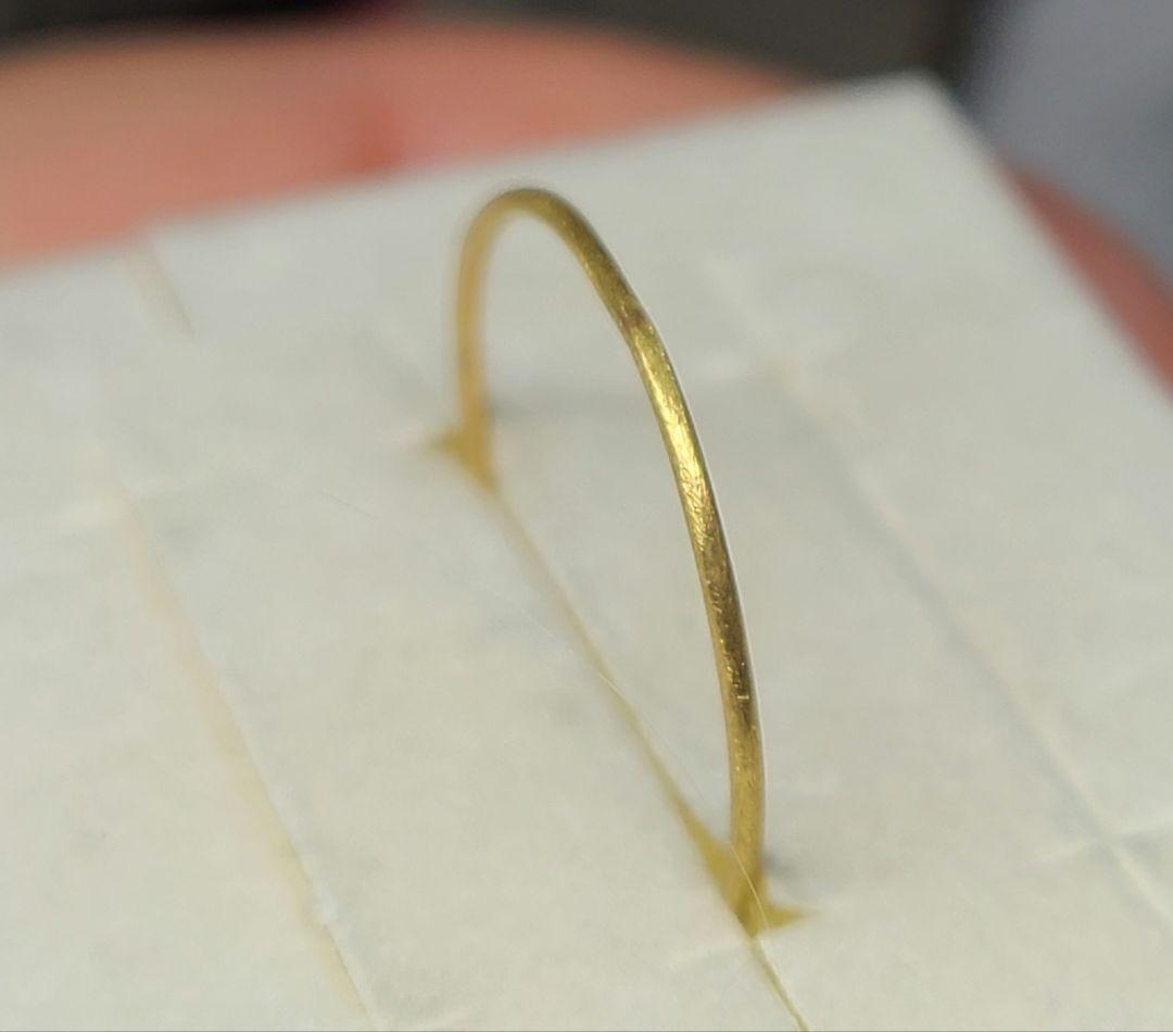 ニケ☆重ねづけにもお薦めです♪★18金プレーンリング★