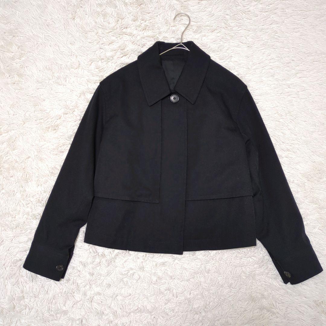 マーガレットハウエル　2022AW ウールツイル　ブルゾン　ジャケット　比翼　Ⅱ