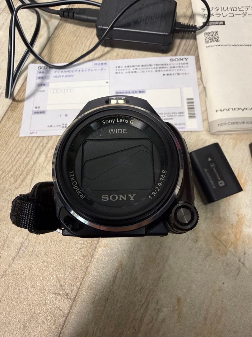 【動作確認ＯＫ】SONY　Handycam　HDR-PJ630v お値引き可