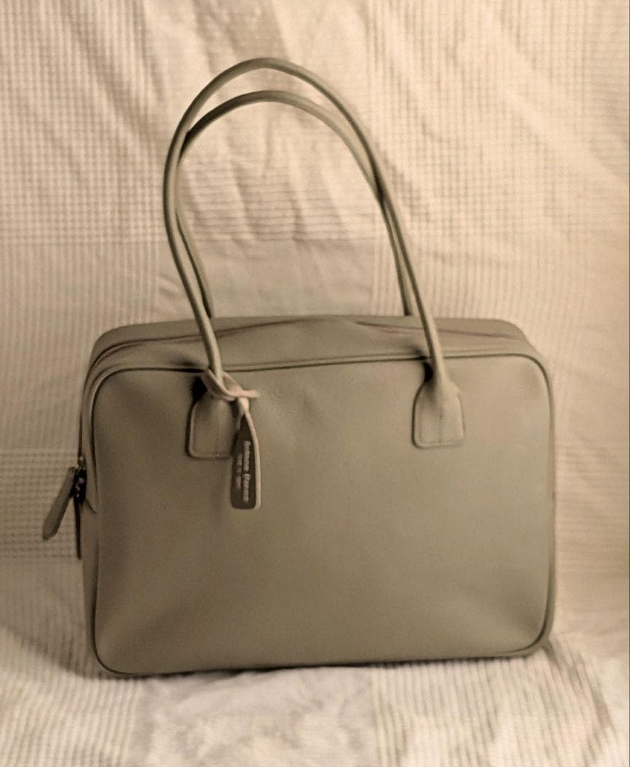 Sabina Donna A4対応 牛革スクエアボストン ◇ グレージュ