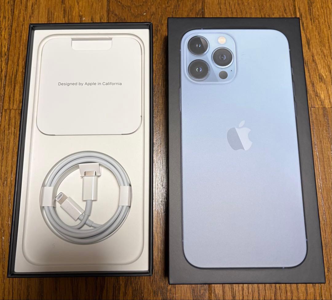 iPhone13pro max 256GB SIMフリー シエラブルー