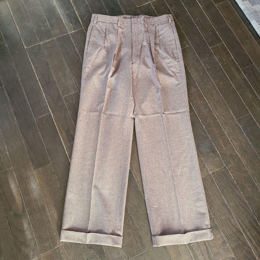 90s Polo by Ralphlauren ブラウン ワイドスラックス 86