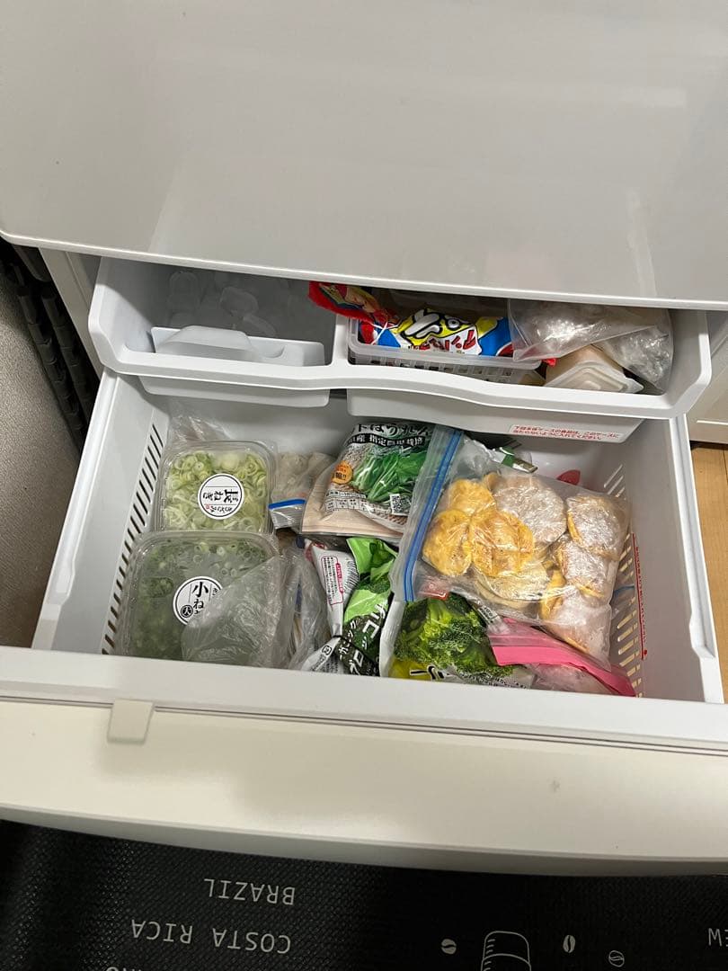 Panasonic 冷蔵庫 3ドア 365L 左開き NR-C370CL-W