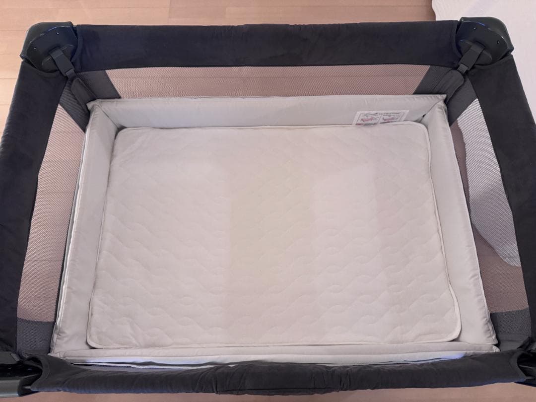 Air Plus ココネル エアープラス AB たためるベビーベッド グレー